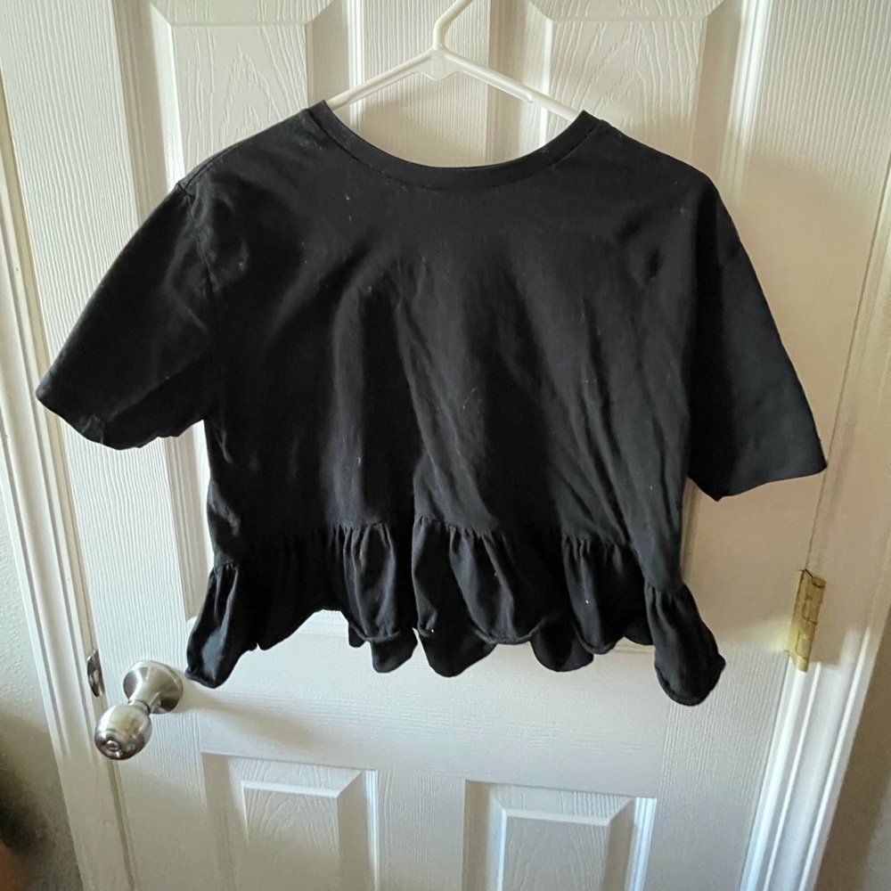 Black Crop Top